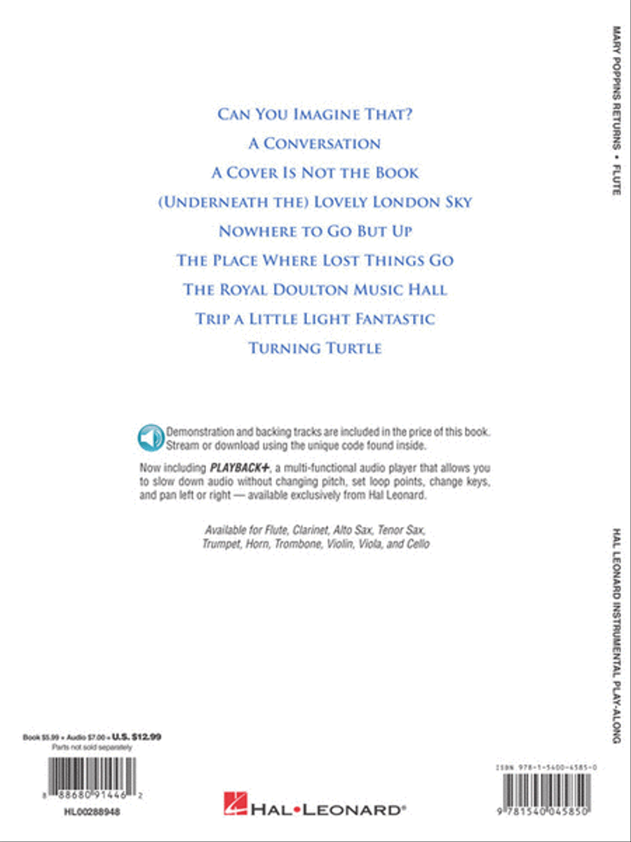 Mary Poppins Returns for Flute Flute Solo scores gallery preview page 5