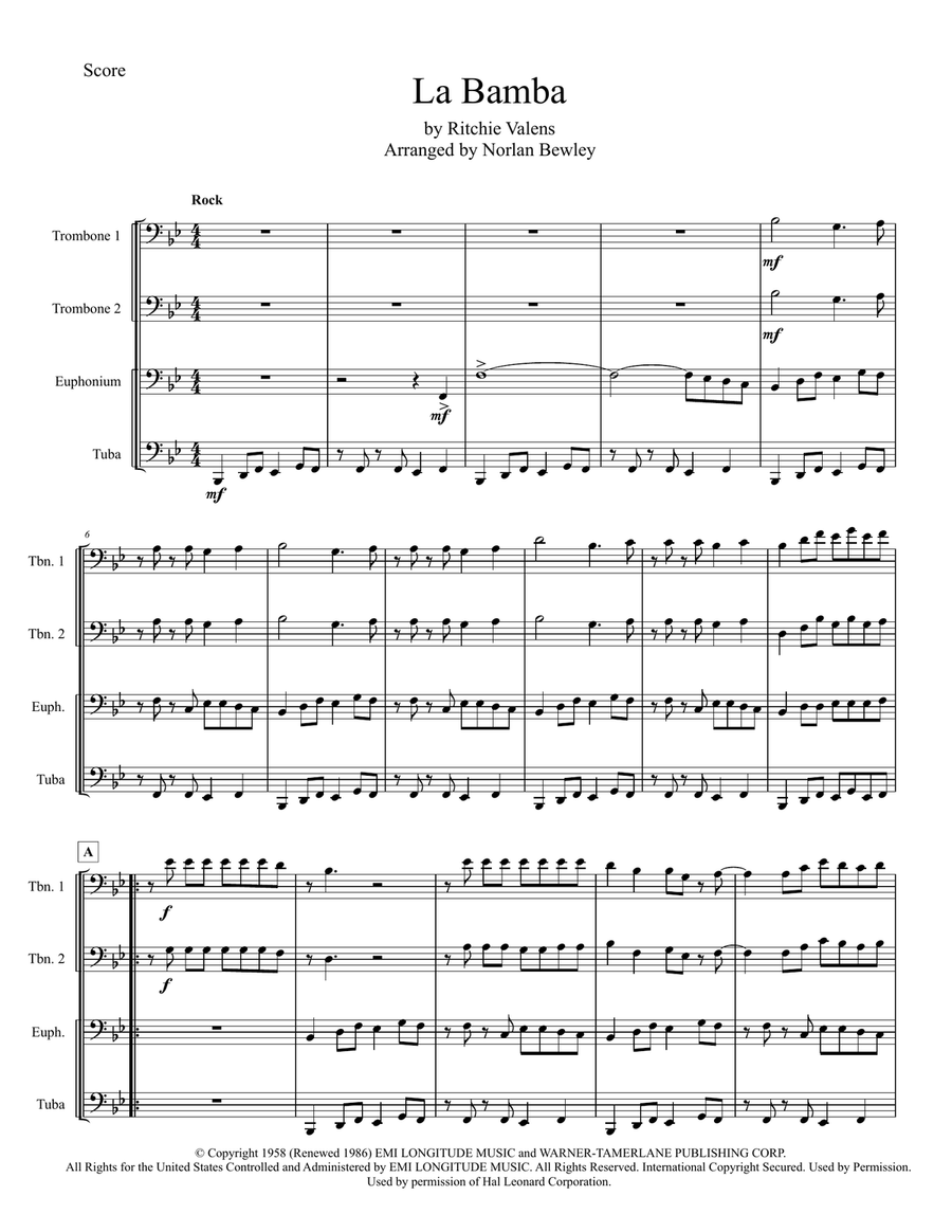 La online bamba trombone