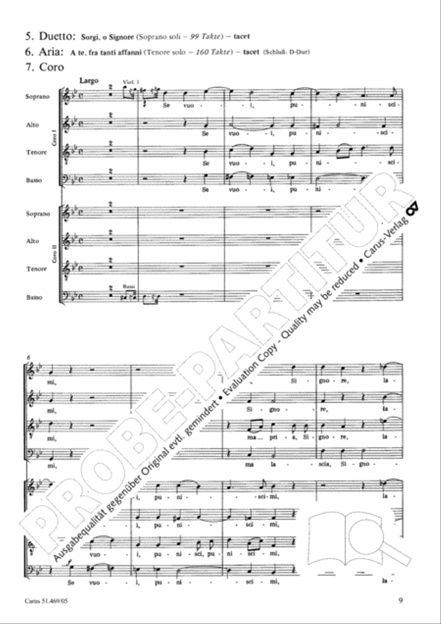 Davide penitente 4-Part scores gallery preview page 10