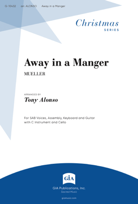 Book cover for Away in a Manger - Guitar edition