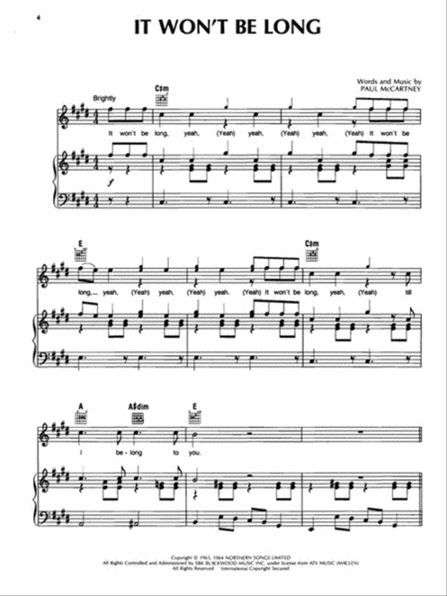 The Beatles Complete – Volume 2 Piano, Vocal, Guitar scores gallery preview page 4