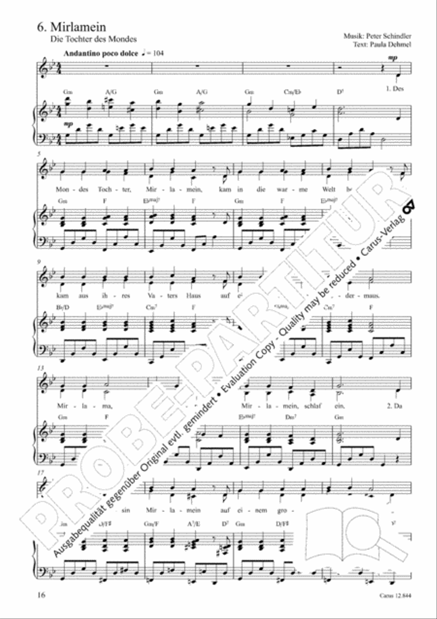 Gruselmonsterzaubersongs. Heft II Children's Choir scores gallery preview page 17