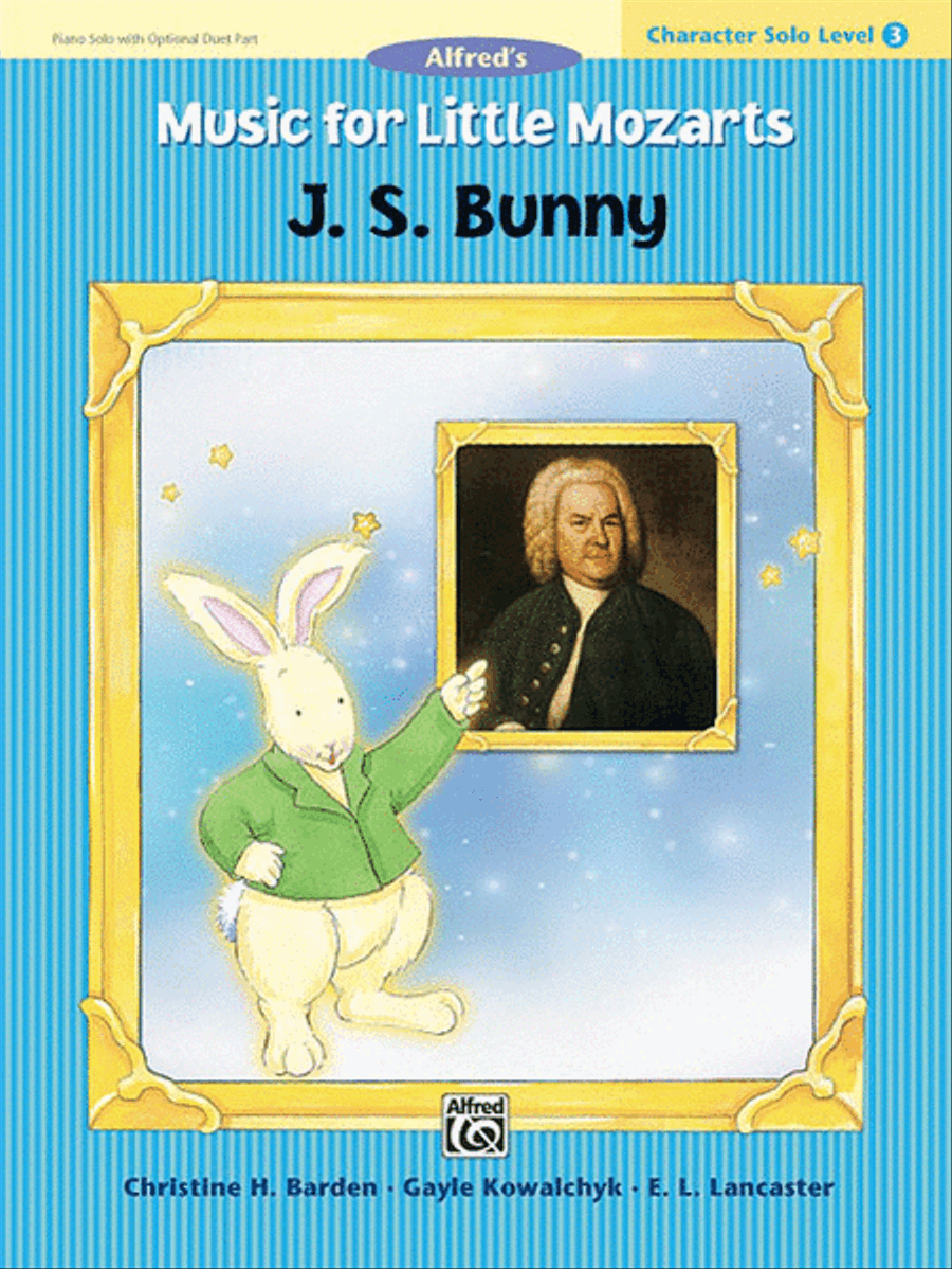 Music for Little Mozarts: Character Solo -- J. S. Bunny, Level 3 Piano Method scores gallery preview page 1