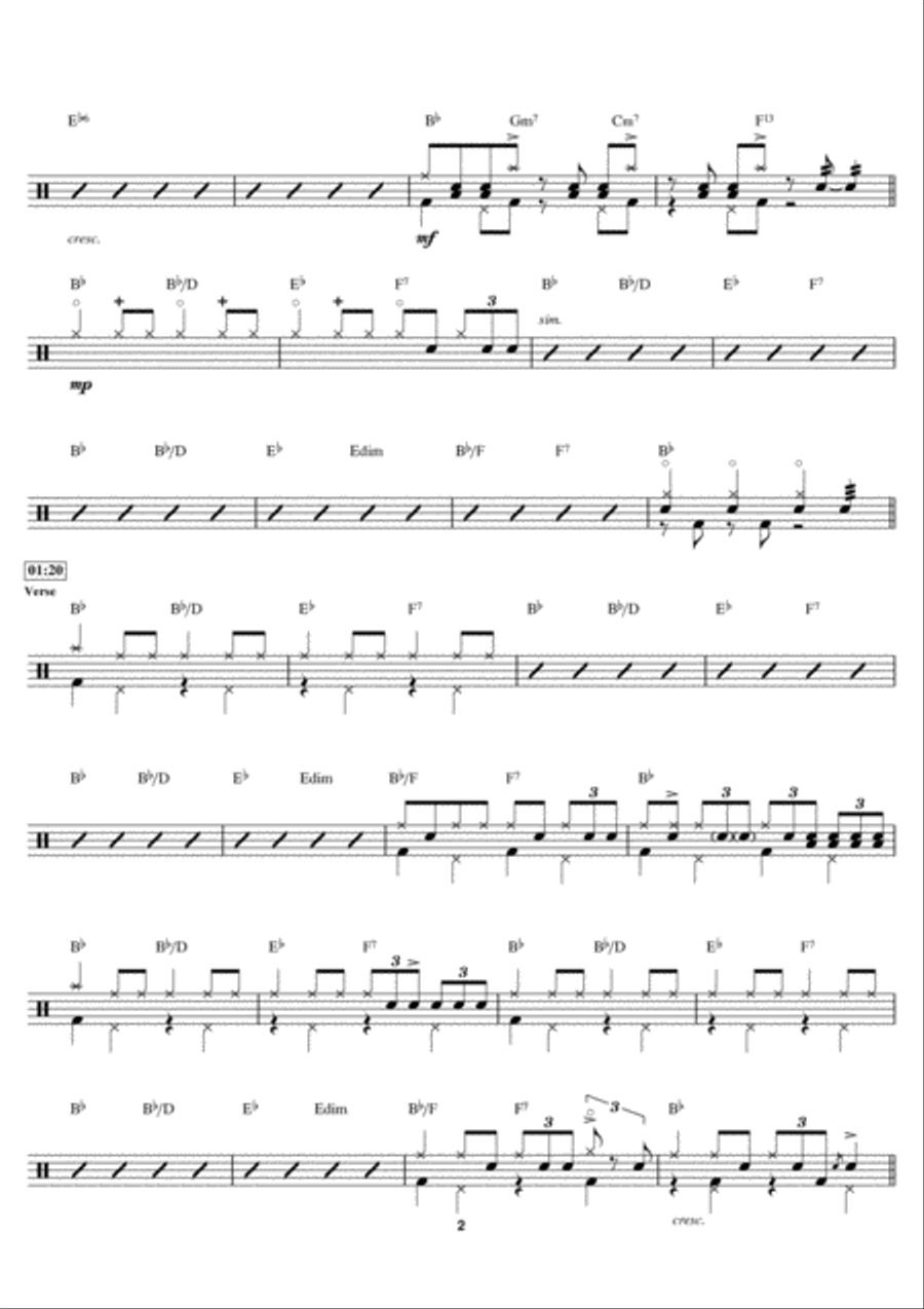 Tuxedo Junction Drums scores gallery preview page 2