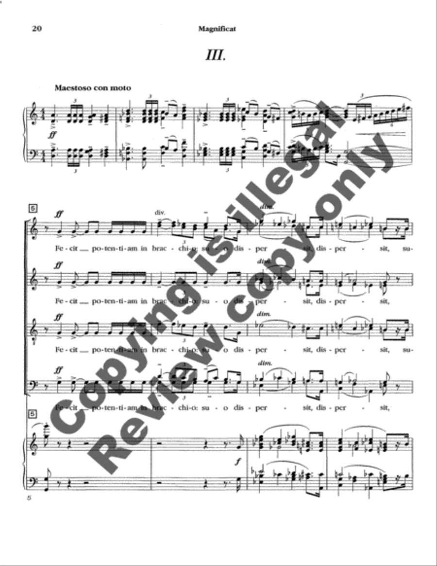 Magnificat 4-Part scores gallery preview page 13