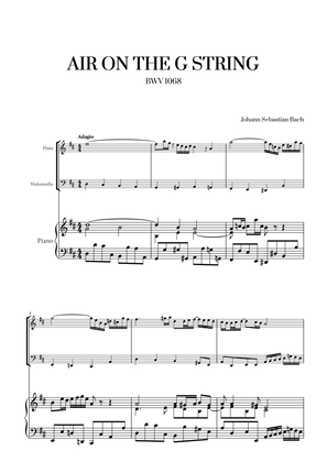 Johann Sebastian Bach - Air on the G String for Flute, Cello and Piano