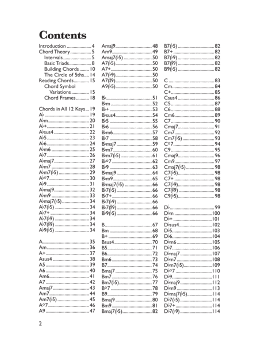 Mini Music Guides -- Guitar Chord Dictionary Guitar scores gallery preview page 2