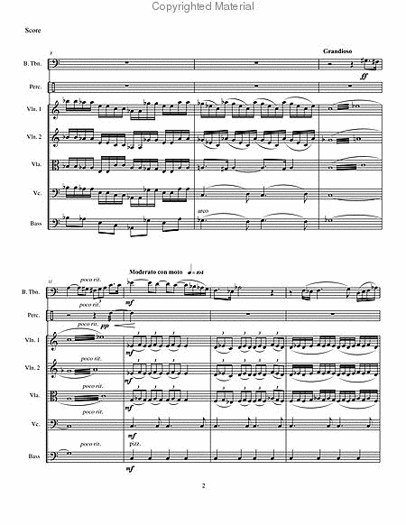 Concerto for Bass Trombone with String Orchestra & Percussion