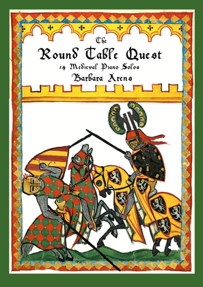 Book cover for The Round Table Quest: 14 Medieval Piano Solos