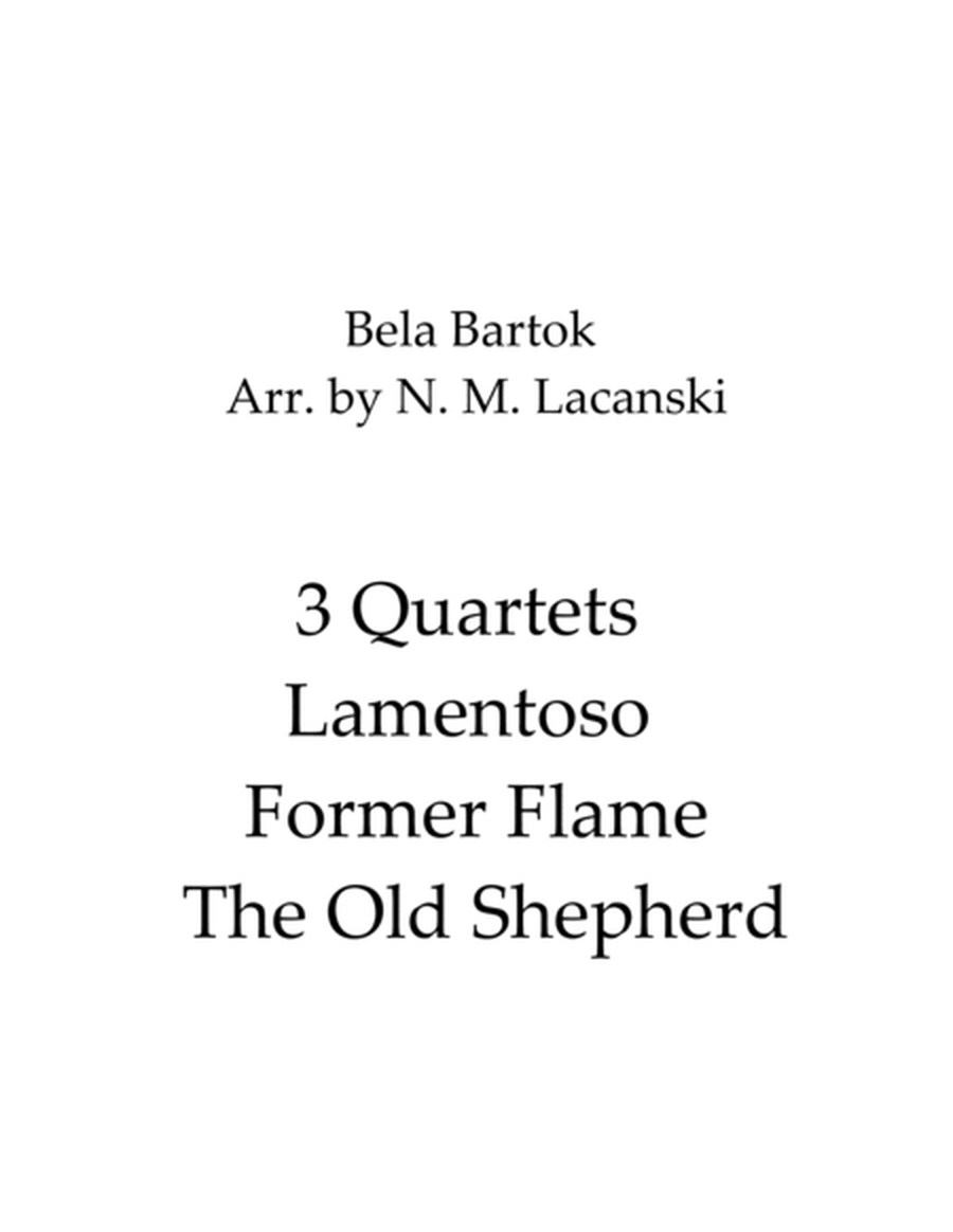 3 Quartets Lamentoso Former Flame The Old Shepherd image number null