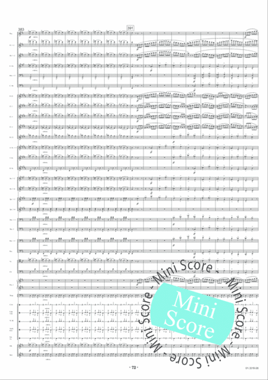 Feste Romane Concert Band scores gallery preview page 76