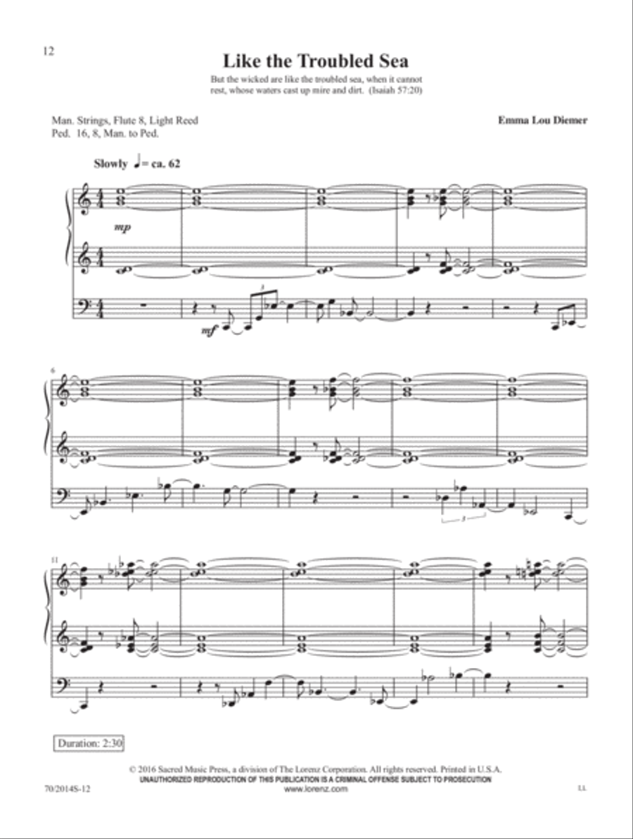 Visions from Scripture Organ Solo scores gallery preview page 5
