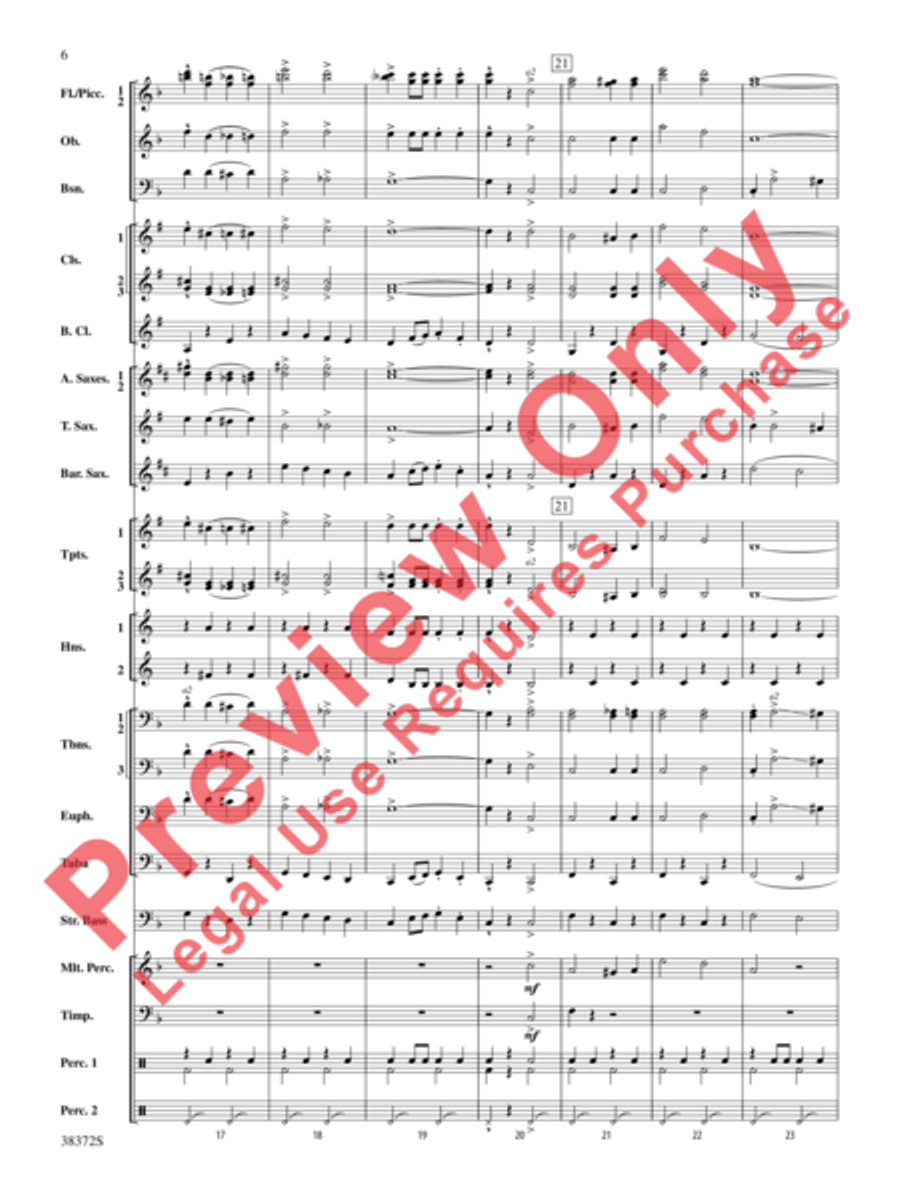 Con Brio Concert Band scores gallery preview page 7