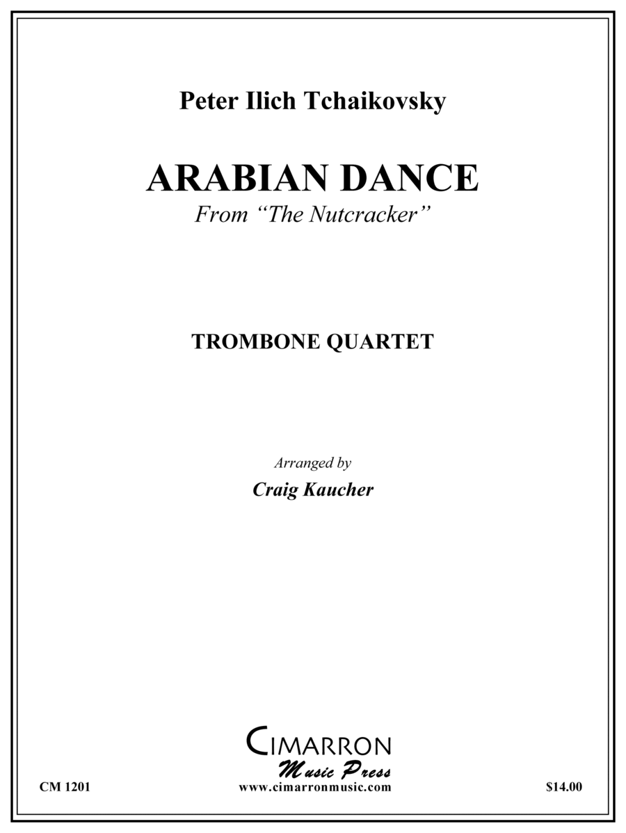 Arabian Dance Trombone Quartet scores gallery preview page 1