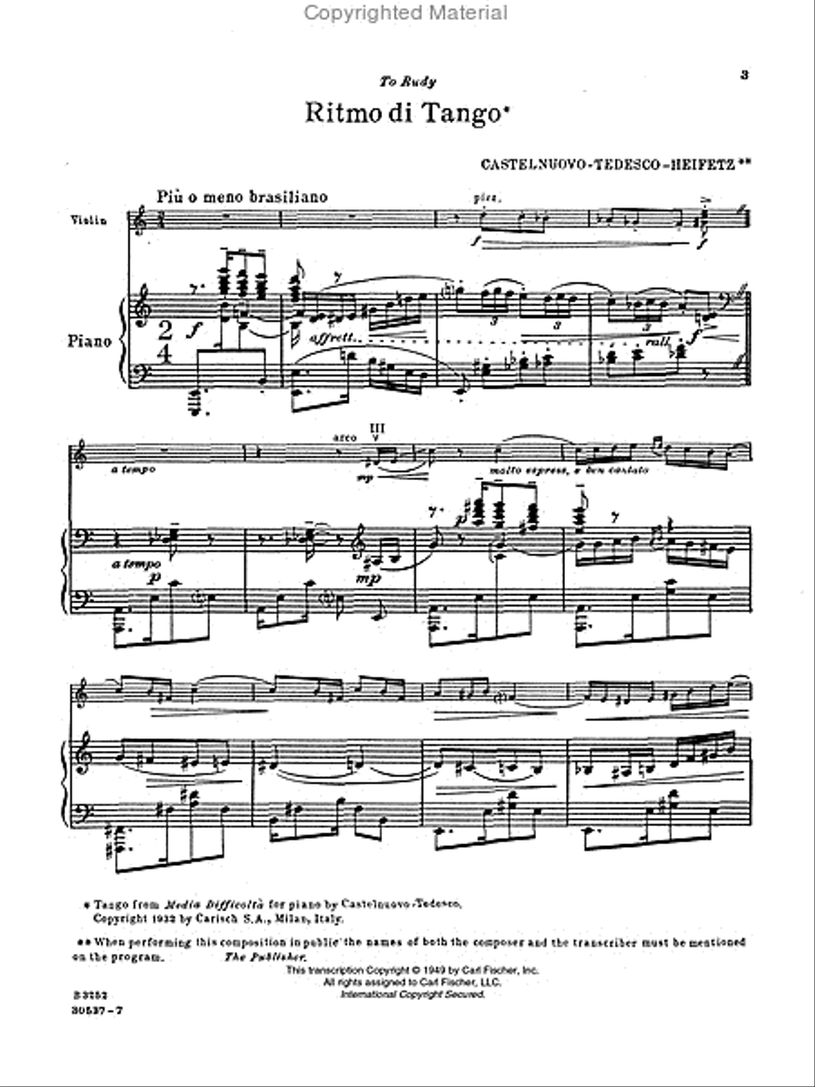 Ritmo Di Tango Violin Solo scores gallery preview page 2