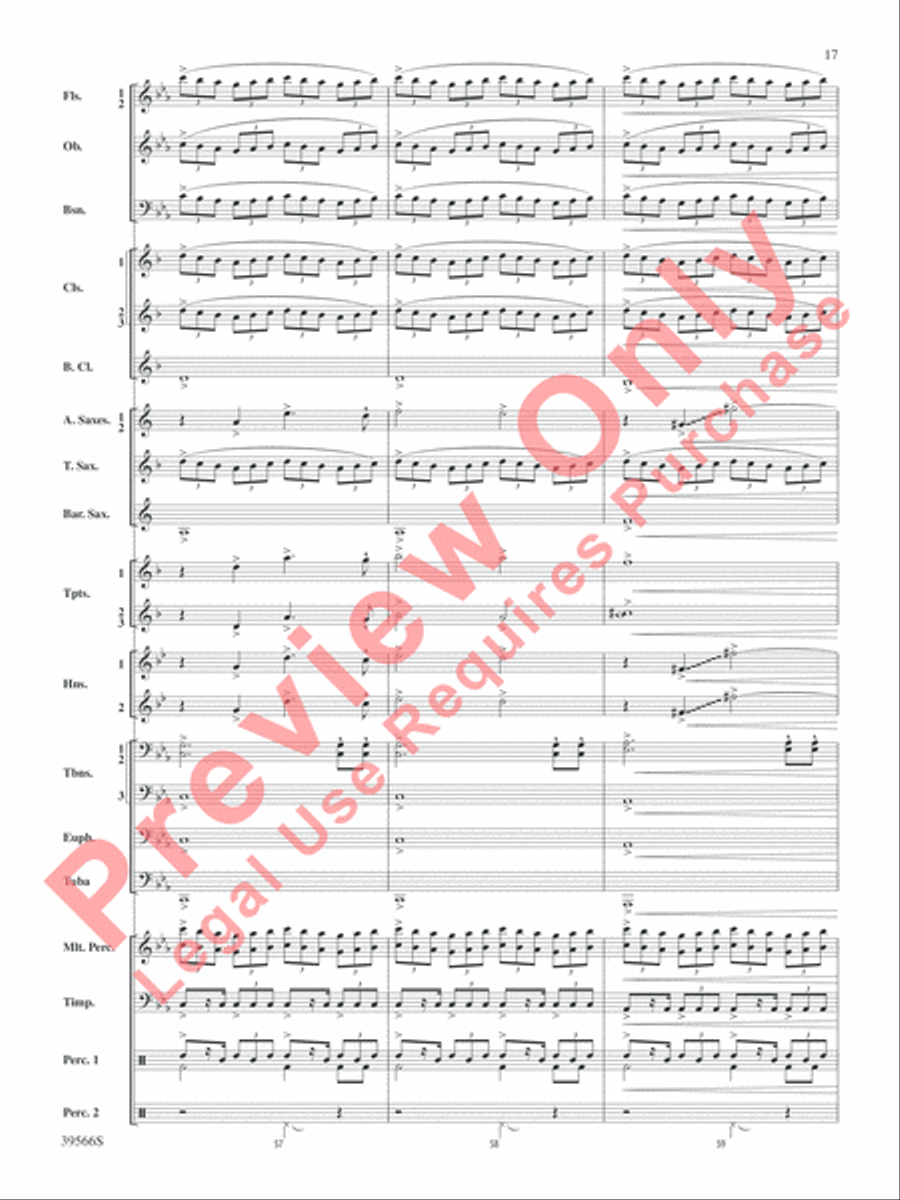 At the Movies with Danny Elfman Concert Band scores gallery preview page 18