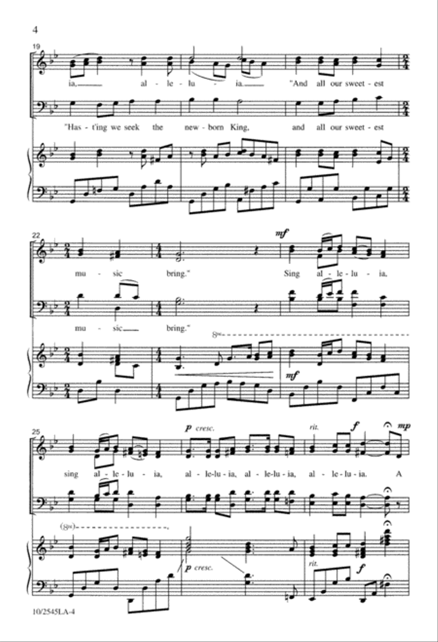 Carol of the Birds 4-Part scores gallery preview page 4