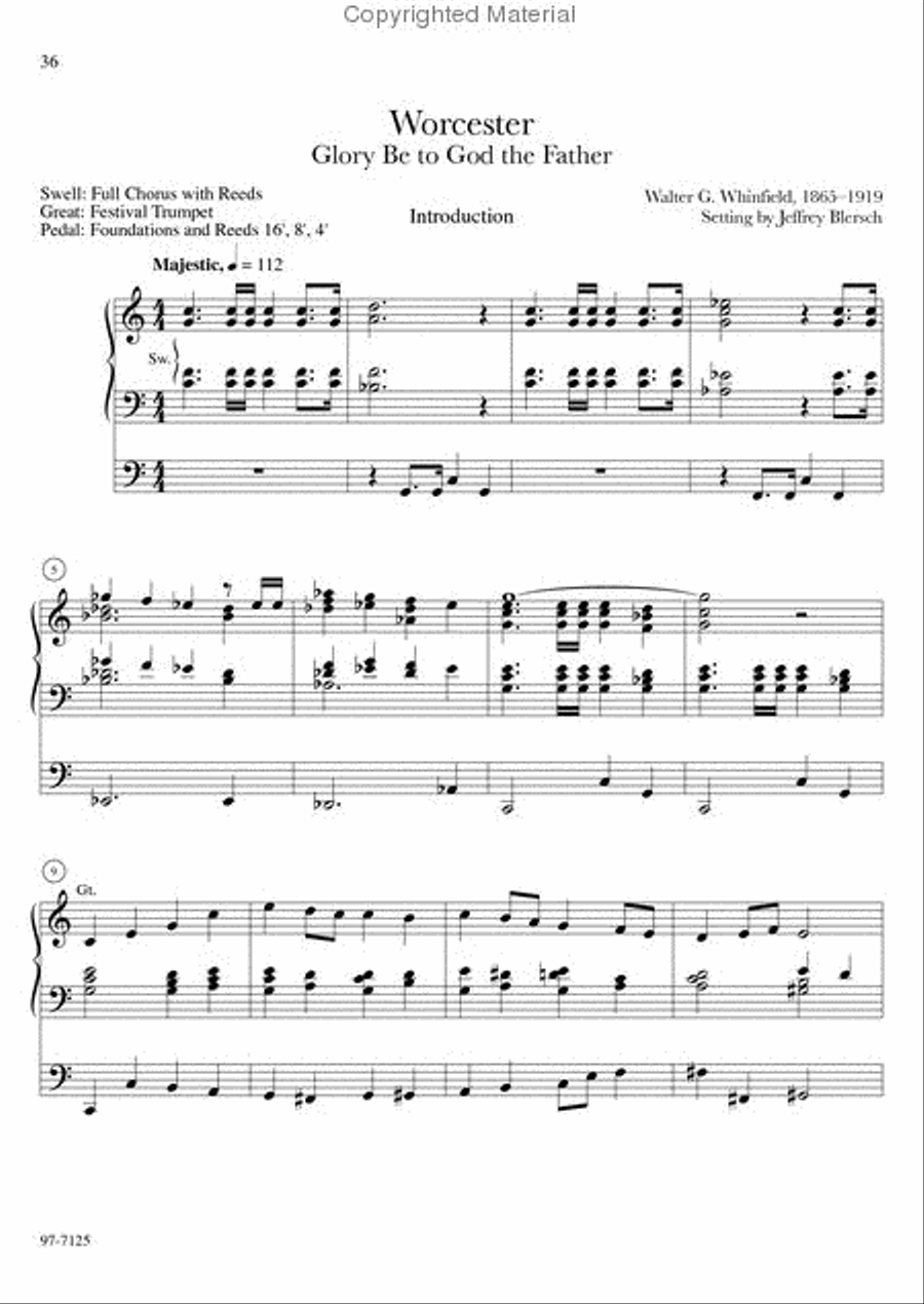 Introductions, Harmonizations, Accompaniments, Interpretations, Vol. 2 Organ scores gallery preview page 11