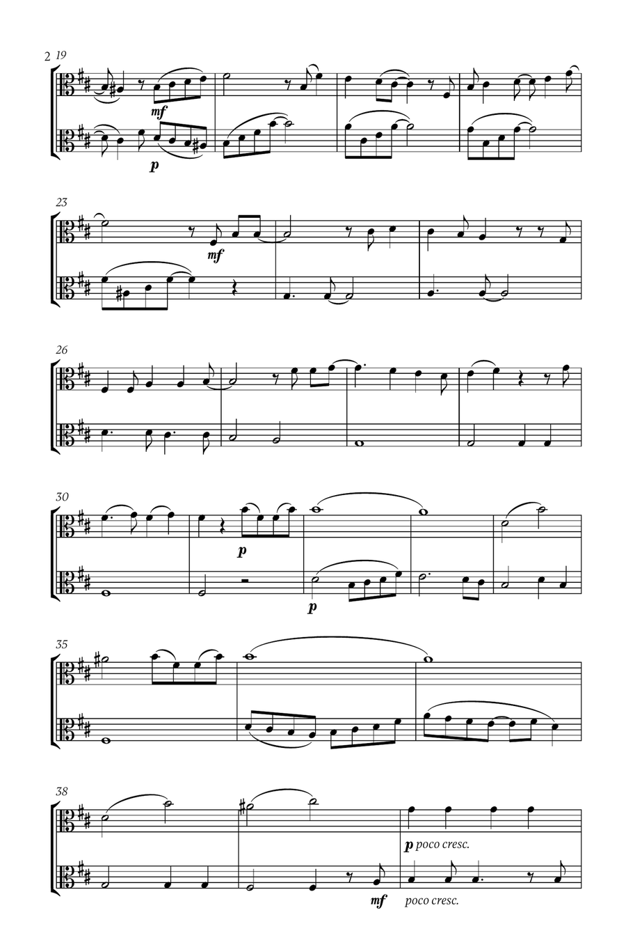 Mary, Did You Know? String Duet scores gallery preview page 2