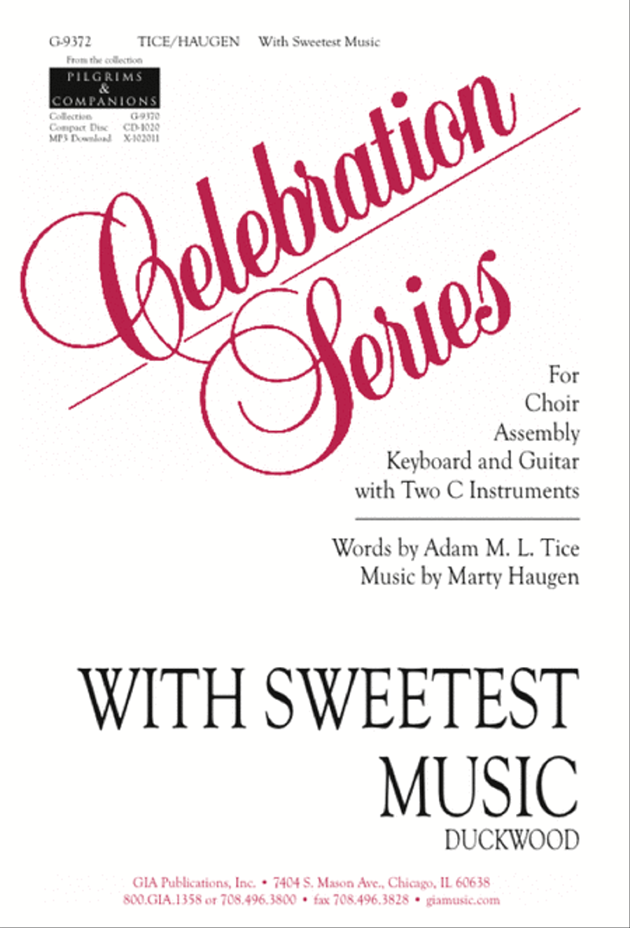 With Sweetest Music 4-Part scores gallery preview page 1