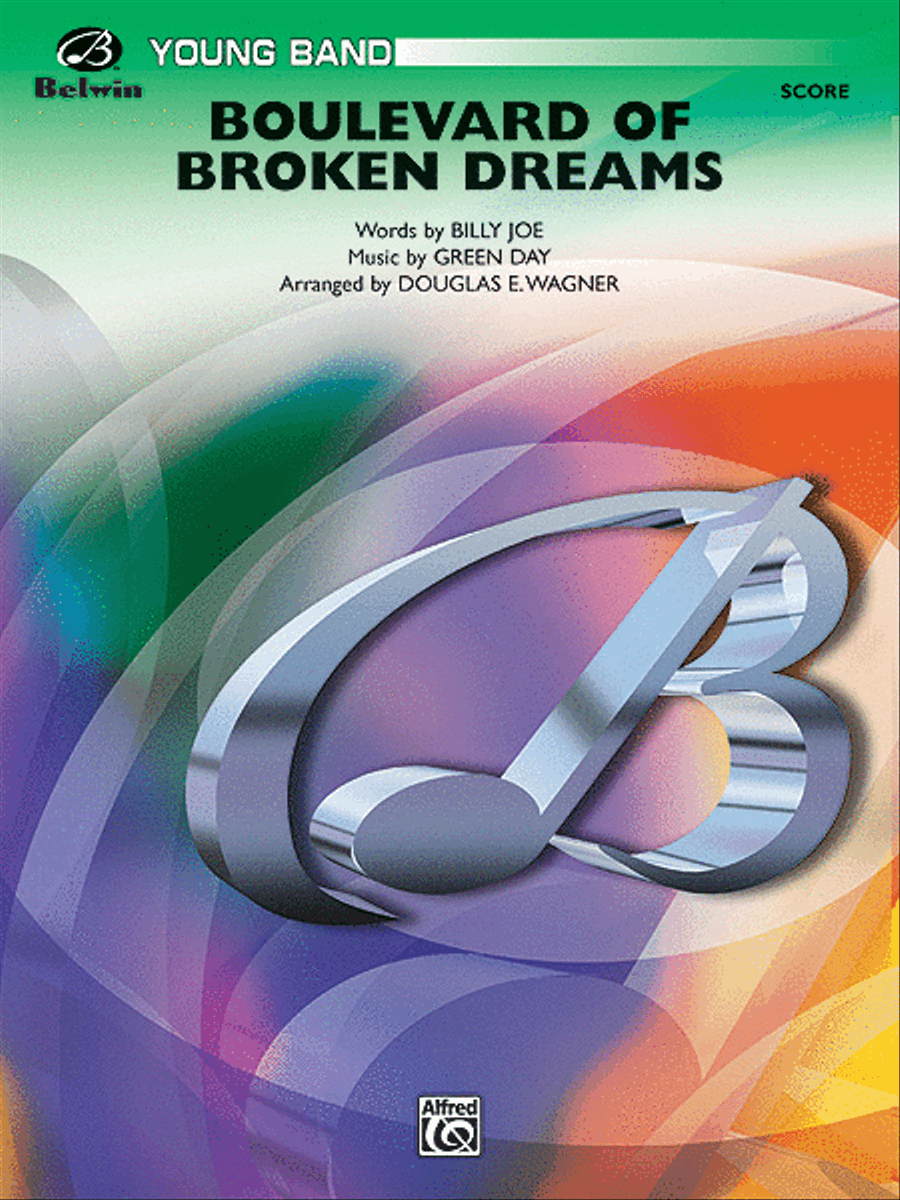 Boulevard of Broken Dreams Concert Band scores gallery preview page 1