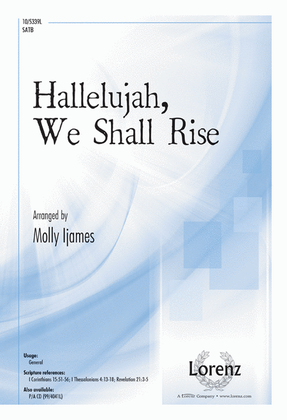 Book cover for Hallelujah, We Shall Rise