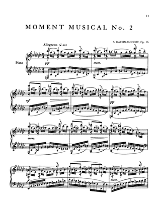 Book cover for Rachmaninoff: Moments Musicaux, Op. 16