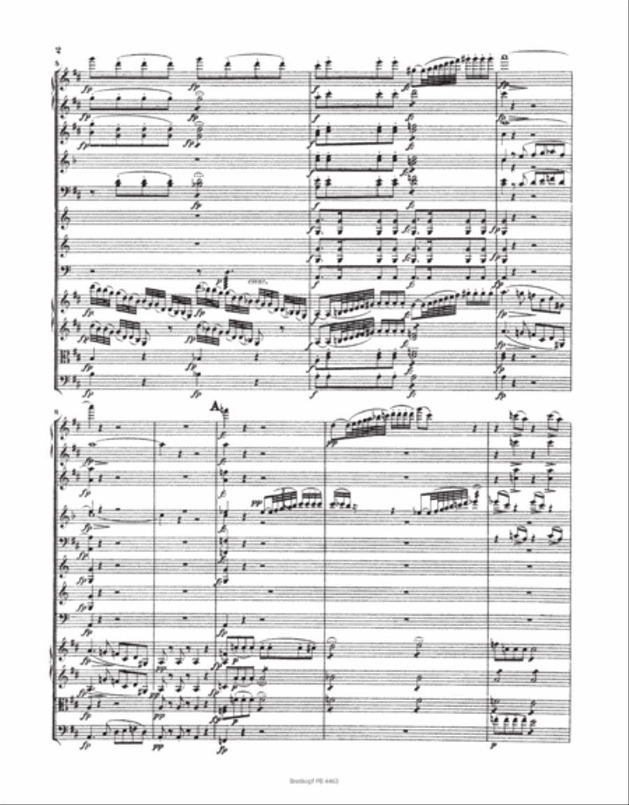 Symphony No. 3 in D major D 200 Orchestra scores gallery preview page 3