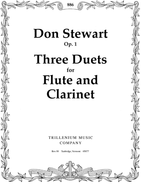 Three Duets for Flute & Clarinet