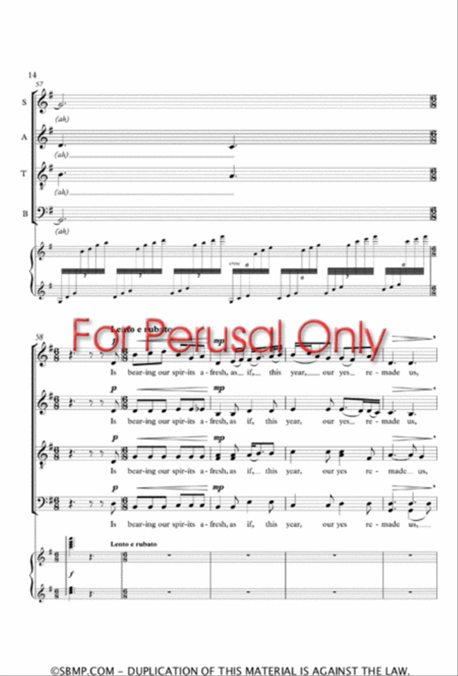 The Christmas Alleluias - SATB divisi Choral Book Divisi scores gallery preview page 14