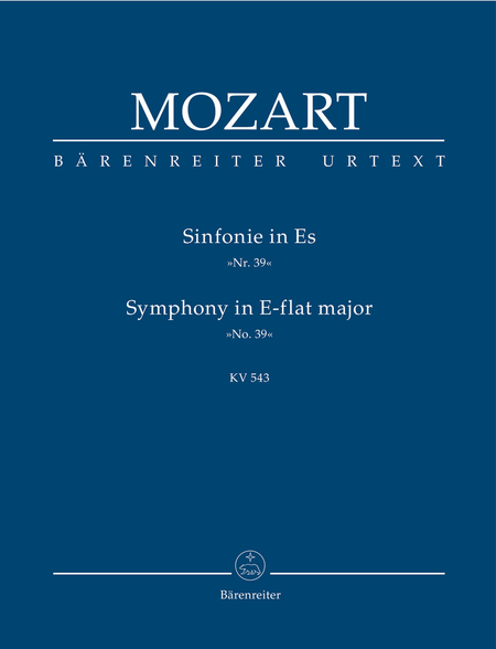 Sinfonie, No. 39 E flat major, KV 543