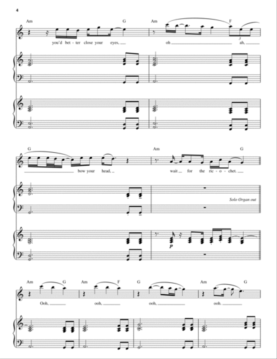 Child In Time Piano scores gallery preview page 4