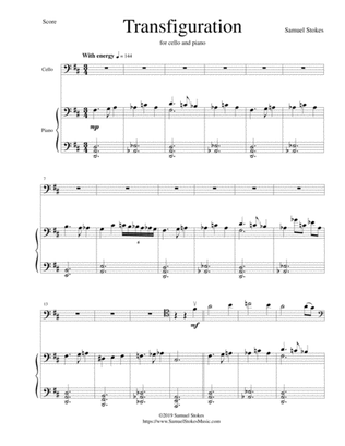 Transfiguration - for cello and piano
