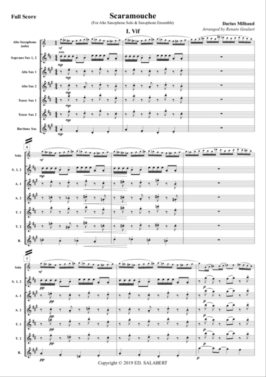 Scaramouche Woodwind Ensemble scores gallery preview page 2