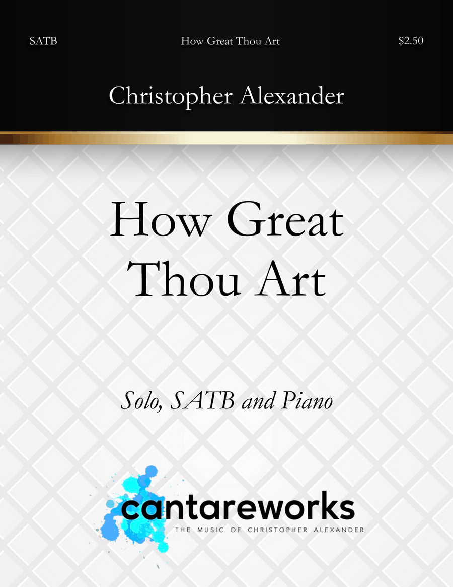 How Great Thou Art How Great Thou Art 4-Part scores gallery preview page 1