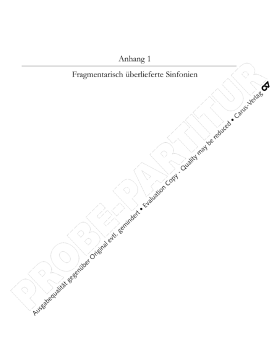 Gesamtausgabe Band 6 (Orchestermusik III: Sinfonien) Orchestra scores gallery preview page 68