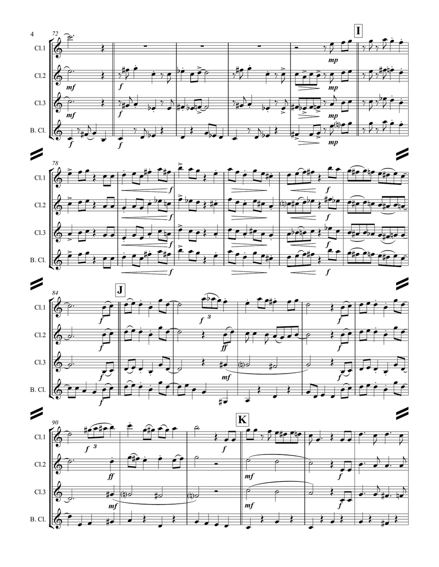Let It Snow! Let It Snow! Let It Snow! Woodwind Ensemble scores gallery preview page 5