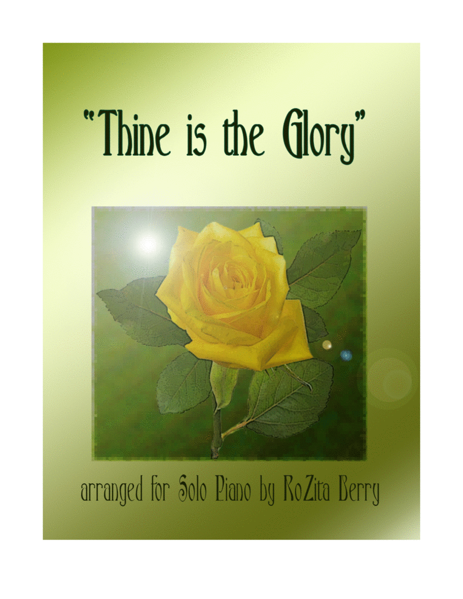 Thine is the Glory--for Piano Solo image number null