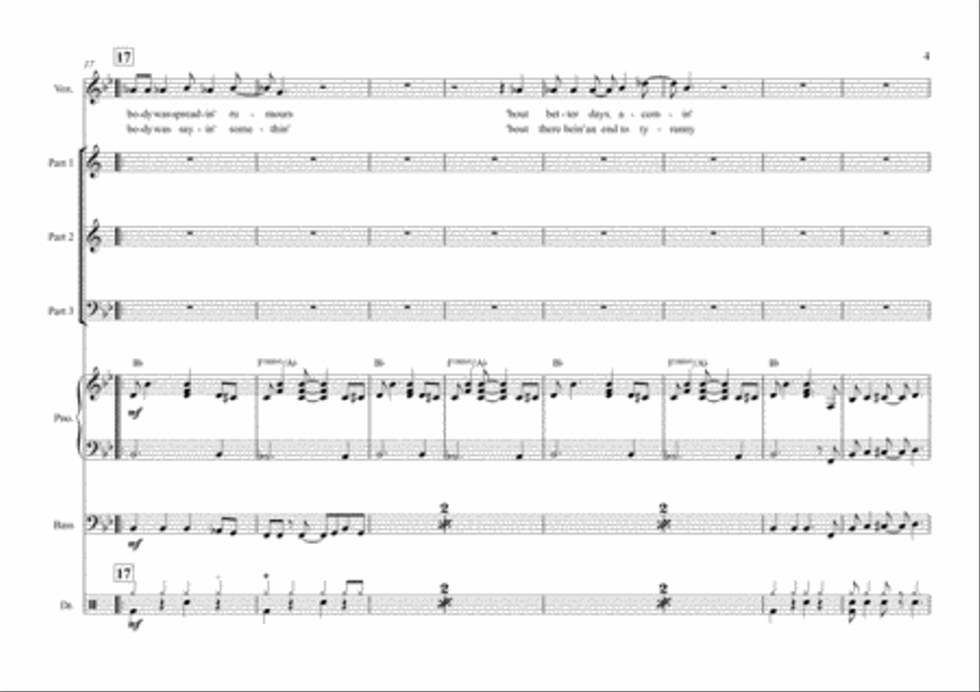 (i Could Only) Whisper Your Name Jazz Ensemble scores gallery preview page 5