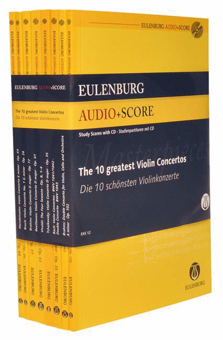 The 10 Greatest Violin Concertos (eulenburg Audio+scores Boxed Set)