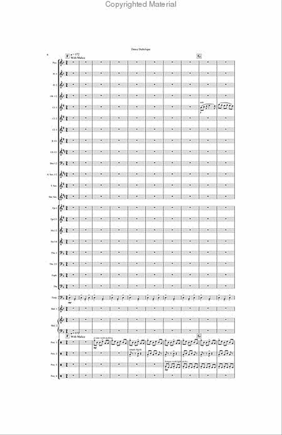 Dance Diabolique Dance Diabolique Concert Band scores gallery preview page 7