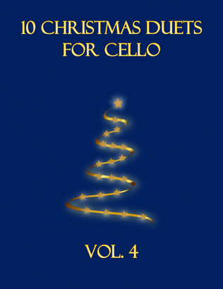 Book cover for 10 Christmas Duets for Cello (Vol. 4)