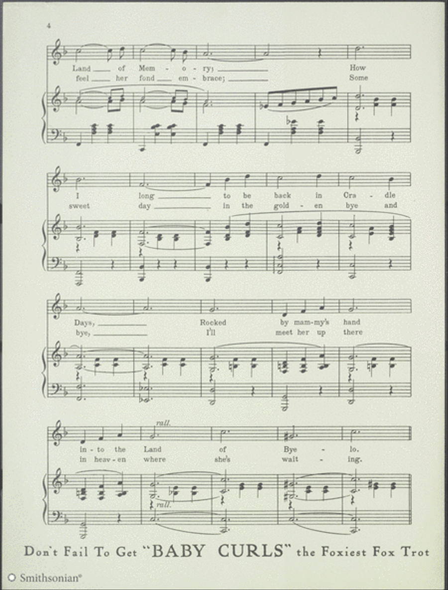 Mississippi Cradle Piano, Vocal scores gallery preview page 4