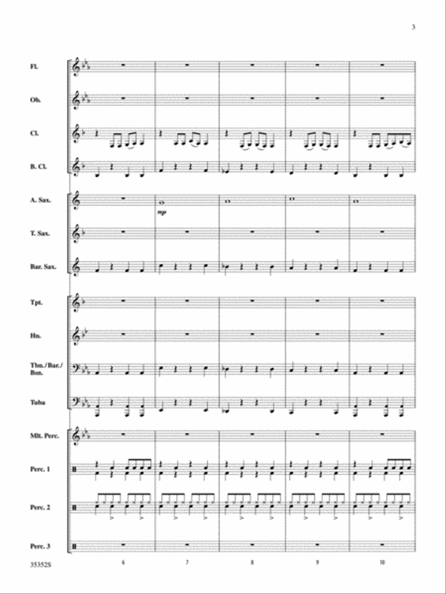 Firework Firework Concert Band scores gallery preview page 3