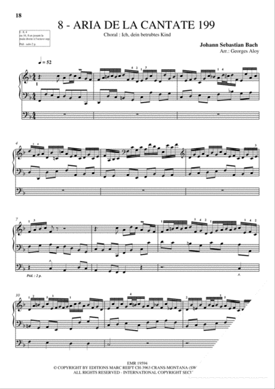 24 Pieces celebres Volume 1 Organ scores gallery preview page 11
