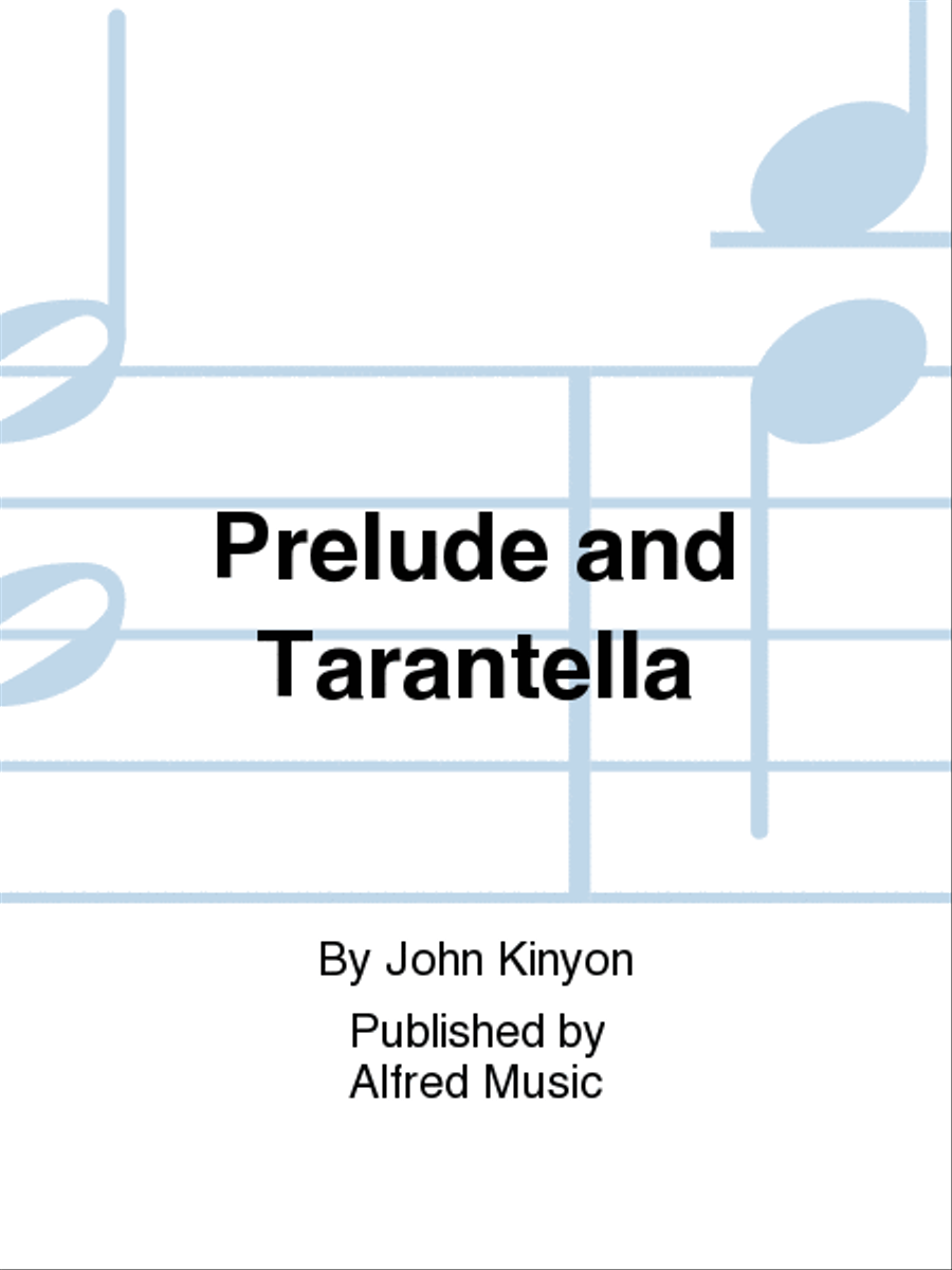 Prelude and Tarantella Concert Band scores gallery preview page 1
