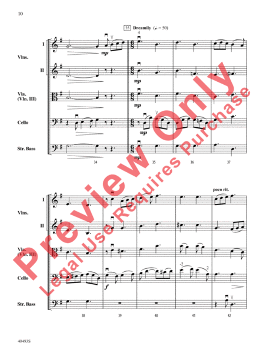 Christmas Toys on Parade String Orchestra scores gallery preview page 11