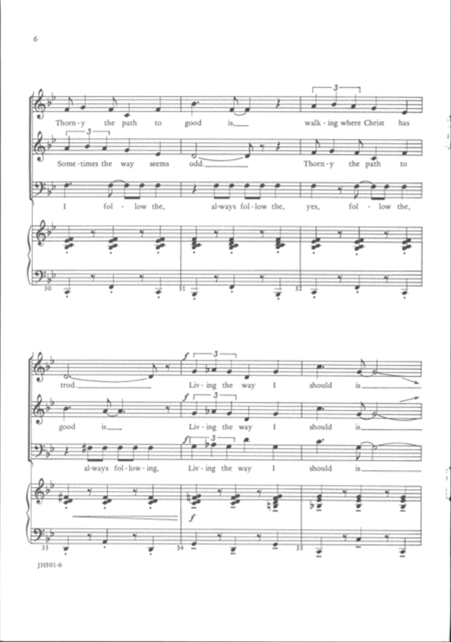 I Follow the Thing That Good Is 3-Part scores gallery preview page 5