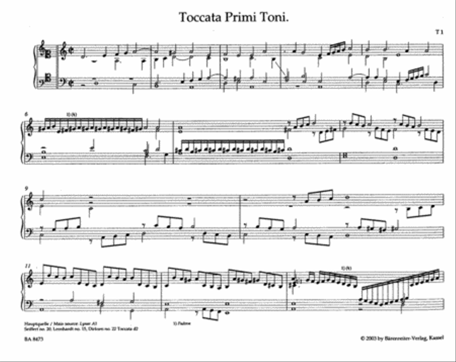 Samtliche Orgel- und Clavierwerke, Band I-IV Harpsichord scores gallery preview page 2