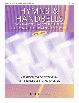Book cover for Hymns & Handbells: Easy Handbell Accomp. For Cong. Sing.